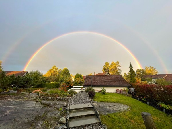 Regnbue på Bjørndal